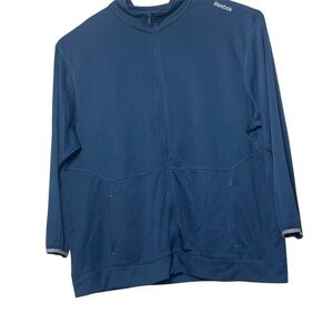 Reebok Navy Zip-Up Jacket